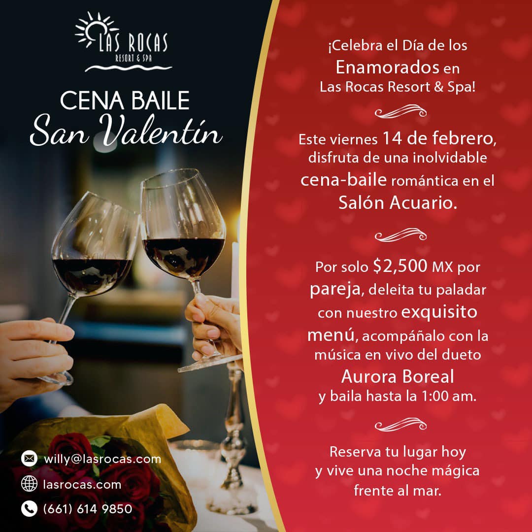 cena baile san valentin